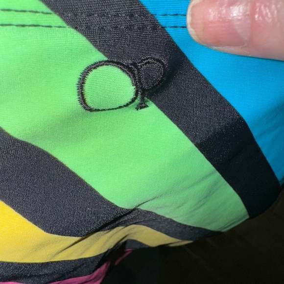 OP Neon Retro Triangle string bikini With cheeky Bottoms size L/XL - Picture 5 of 12